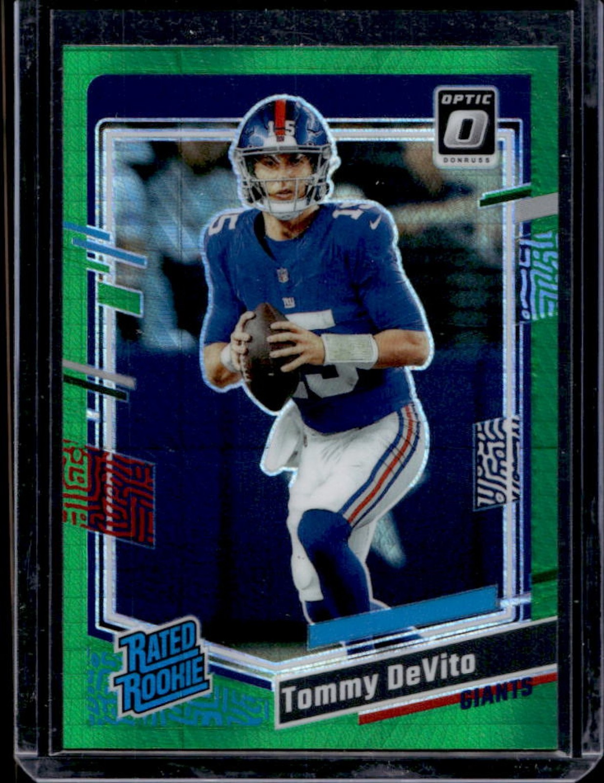 2023 Donruss Optic Tommy DeVito Green Hyper Prizm Rated Rookie #280 Giants