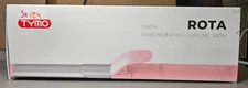 TYMO ROTA Ionic Rotating Curling Iron- 1" Pink- Model HC501PM- New in Open Box!