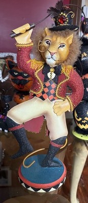 Pier 1 Enchanted Circus Ringmaster Lion Tamer Metal Halloween