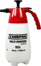Handheld Pump Sprayer, 48oz, Multi Purpose, Lawn Garden, Translucent Poly Tank