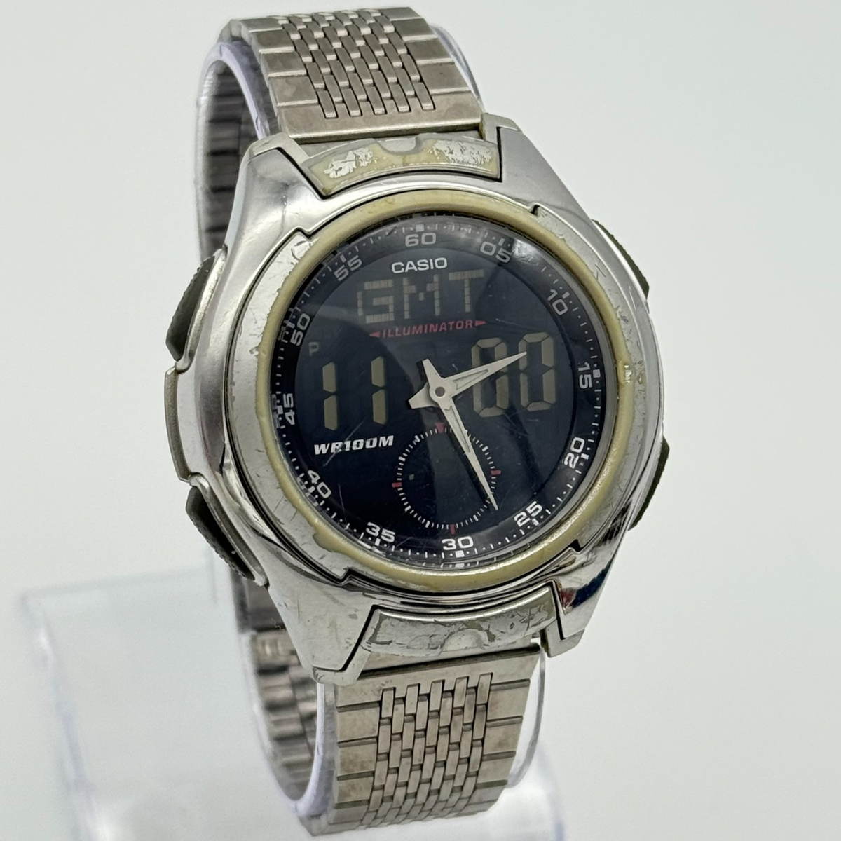 Casio Men's Analog Digital Watch World Time 100meter Water