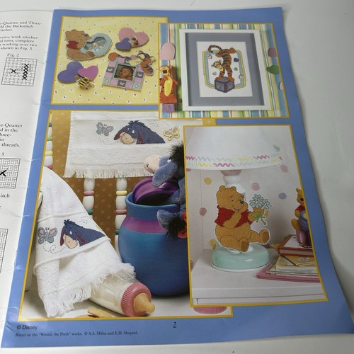 Leisure Arts Disney Winnie The Pooh Baby Collection Counted Cross Stitch Book - Picture 4 of 6