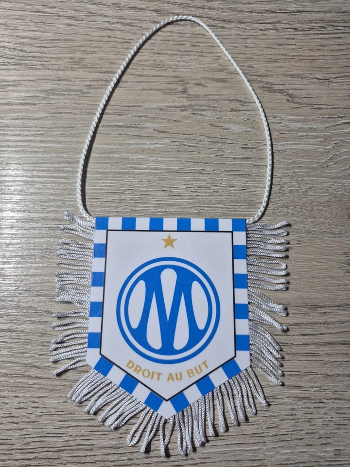 FANION PENNANT WIMPEL FOOTBALL OM MARSEILLE New Logo 2026 - Photo 1/1