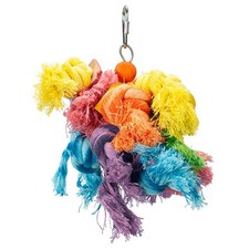 A  E Cages Happy Beaks Wooly Monster Bird Toy Small