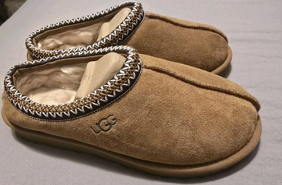 Chinelos femininos UGG Australia Tasman 9 EUA - Marrom - Imagem 4 de 4