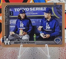2025 Topps Update Baseball #US119 Let 'Em Eat Los Angeles Dodgers Gold /2025