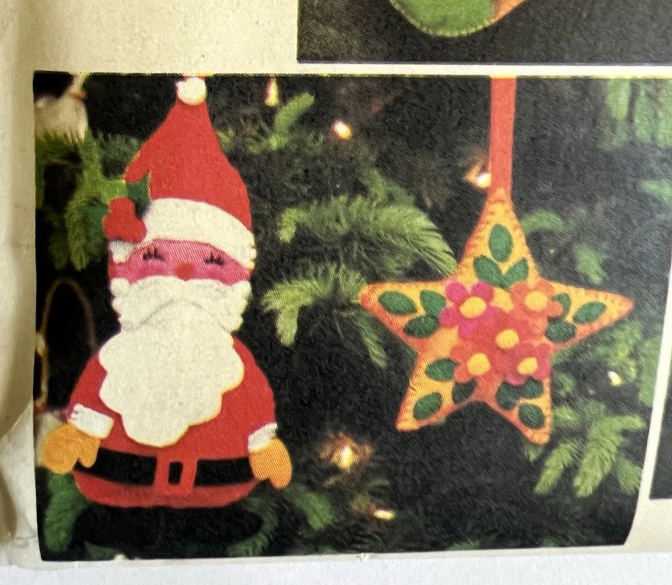 Paquete 4 1542 Patrón Vogue Papá Noel Sin Cortar De Colección Navidad Decoración del Hogar SIN CORTAR Foto 2 de 4