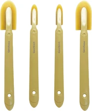 Ergonomic 2-Piece Caulking Tool Set for Tight Spaces and Grout Application