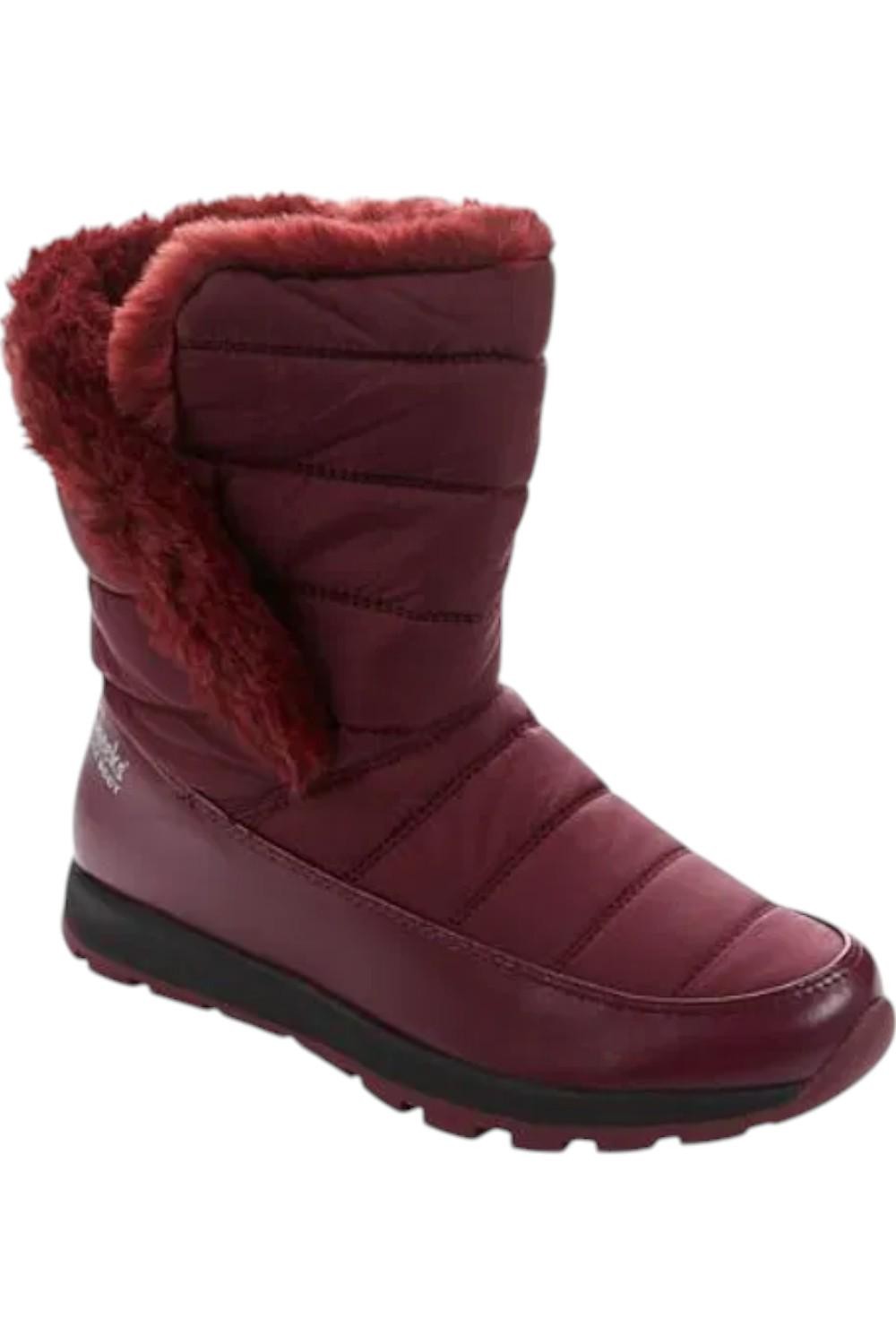 Tony Little Cheeks Fit Body Water Repellent Puffer Boot Wine