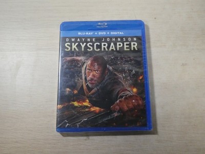 Skyscraper Blu Ray DVD 2018 Dwayne Johnson Brand New Sealed Action