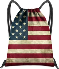 Drawstring Backpack for String Bag Waterproof Cute Sports Beach Swimming Travel 