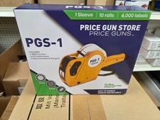 PGS-1 1 Line 8 digit Price labeling Gun with 6,000 labels & extra ink included