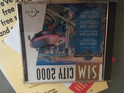 SiM CDコレクション SimCity 2000: CD Collection (PC, 1994)(SEALED BIG RETAIL BOX
