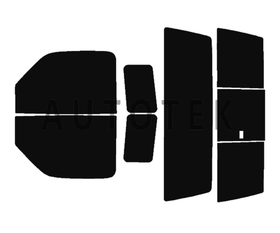 Película de ventana precortada en todos los lados cualquier tono para Ford Ranger Super Cab 2001-2011 Foto 2 de 4