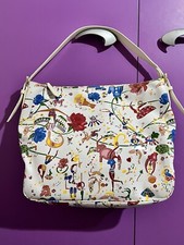 Borsa Piero Guidi Usata A Spalla Vernice Donna Ragazza Colorata Magic Circus