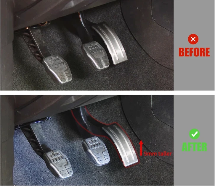 Pedal Spacer for Ford Fiesta ST, for 2012 2015 2017 Ford Fiesta ST RS - Image 2 of 4