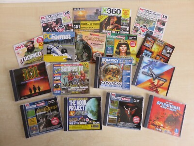 PC Gaming Magazin Cover Discs, CDs x 16. Windows Software.
