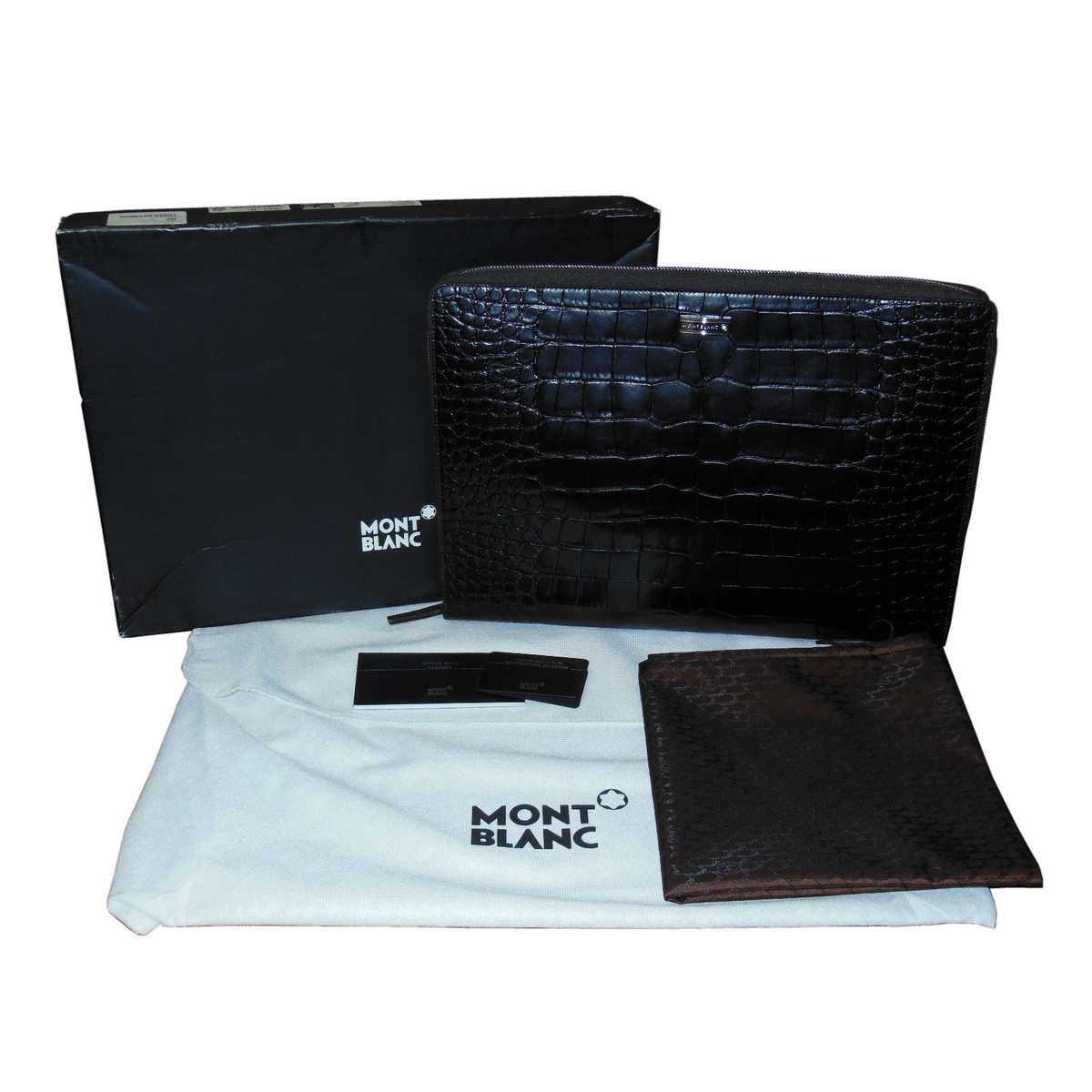 Montblanc Meisterstuck Portfolio Wallet Alligator Calfskin 109616