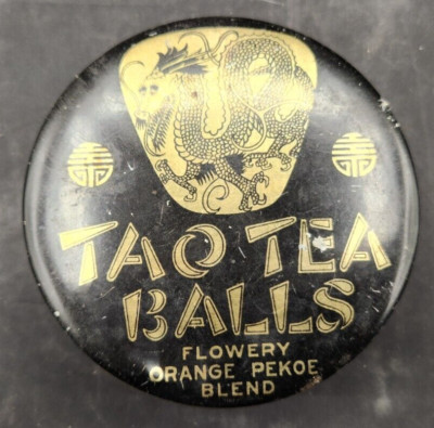 Vintage Tin: Tao Tea Balls, Flowery Orange Pekoe Blend (collectible)