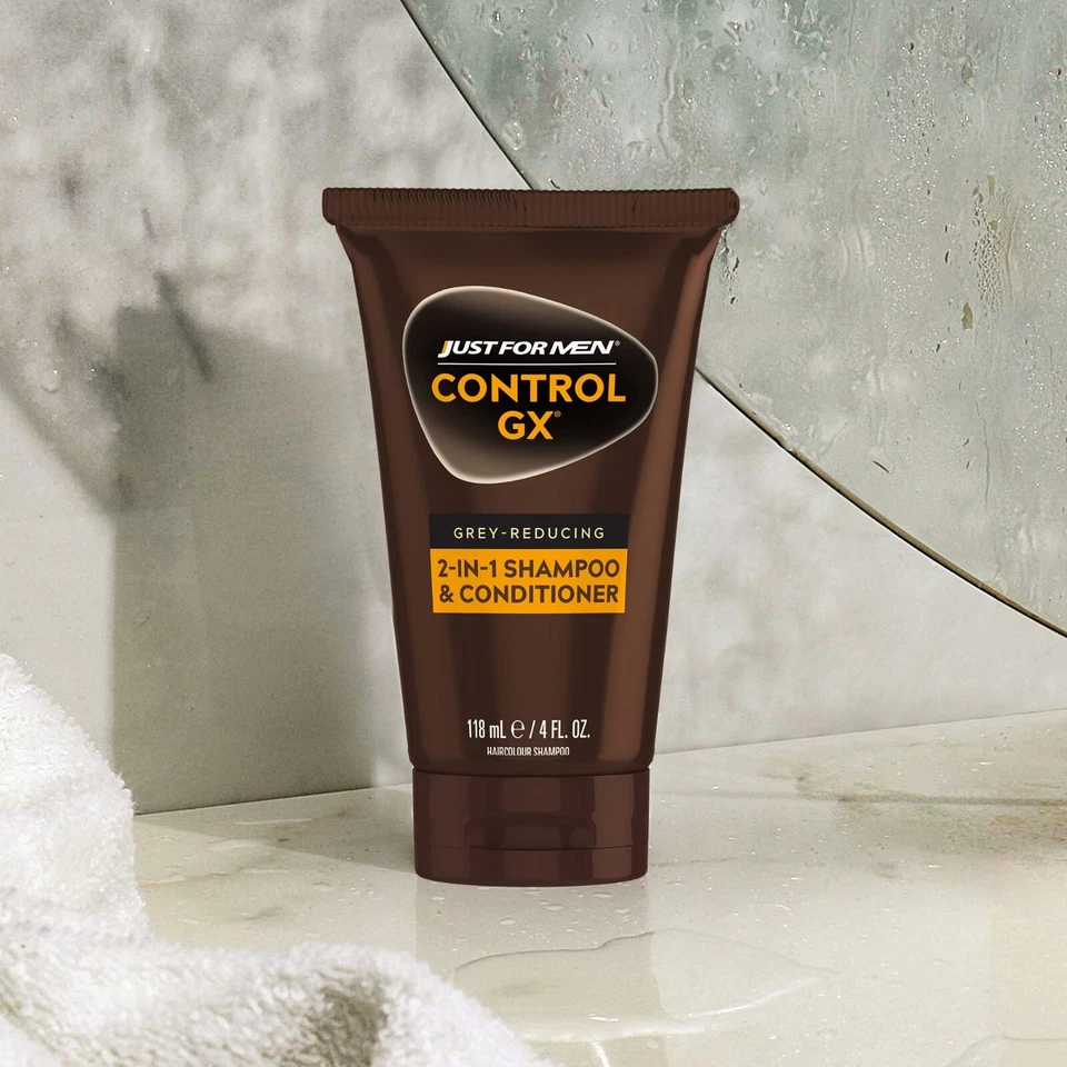 Just For Men CONTROL GX Gris Reductor 2 en 1 4 OZ (paquete de 3) Foto 2 de 4