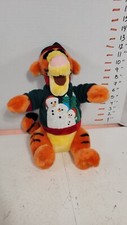 Disney Store Exclusive Winter Tigger Snowman 14" Stuffed Plush Animal