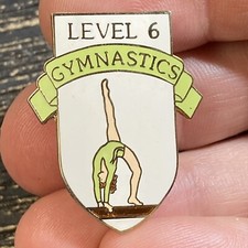 Level 6 Gymnastics Lapel Pin Hat Vest EUC K430