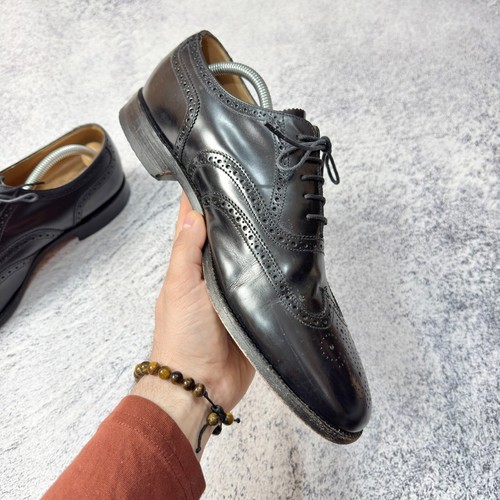 Loake 202 B Mens Black Leather Classic Oxfords Brogues US11.5 UK10.5 EU44.5 - Picture 5 of 16