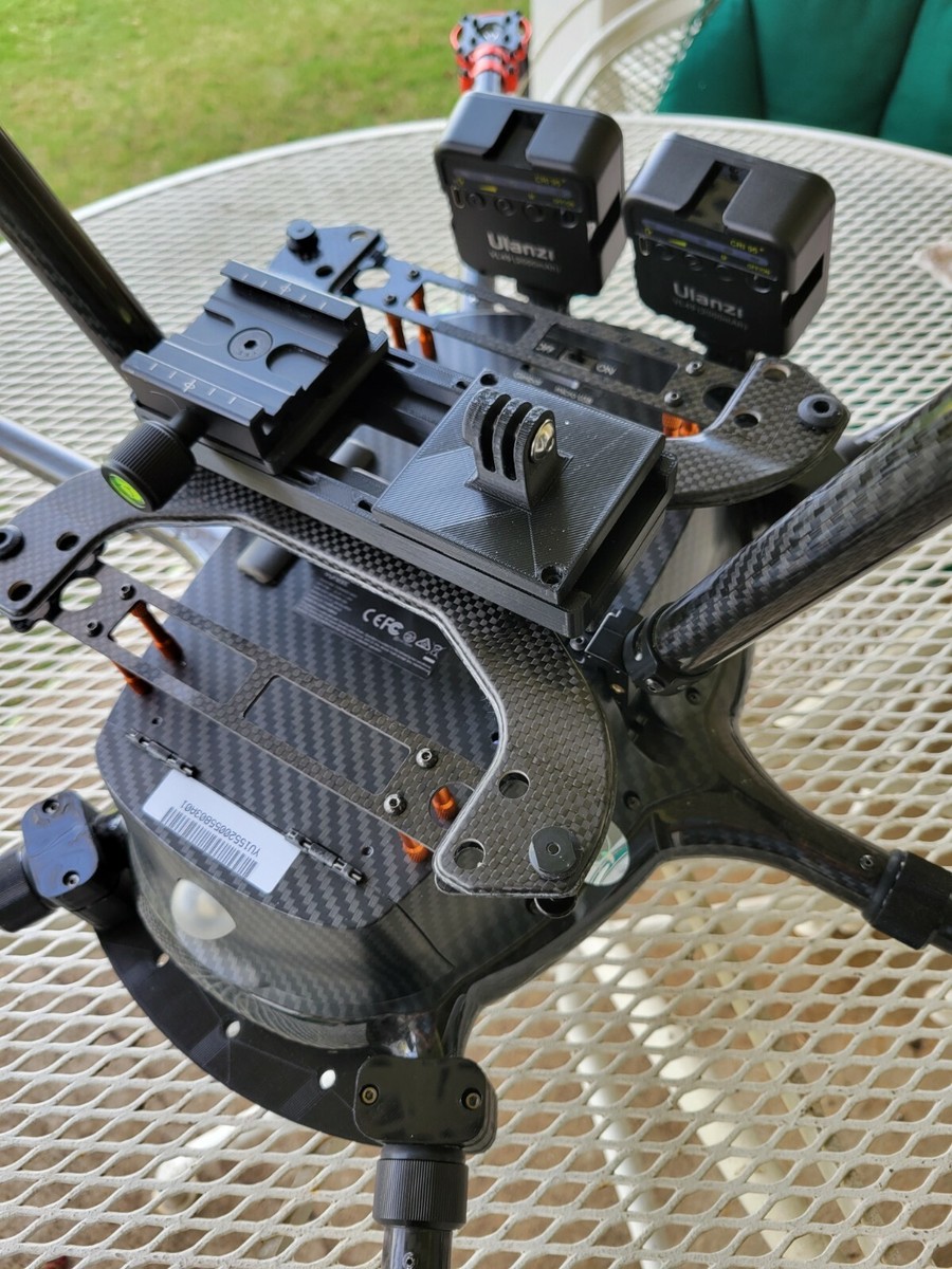 Yuneec Tornado H920 Dual Width Bottom camera accessory mount - Main Image