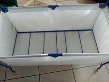 LIT PARAPLUIE EN TOILE  PLIANT  A ROULETTE  60X 120 CM OCCASION/MATELAS