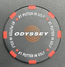 Odyssey Poker Chip Putter Golf Ball Marker Black