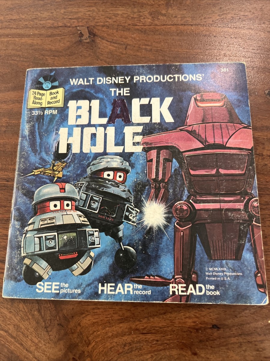 Vintage Walt Disney The Black Hole See Hear Read Book and