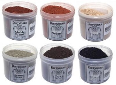 Fleet Street Dirtworks Fake Dirt | Dark Brun Muddy Water Rotten Stone Sedona 