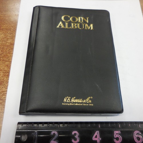 48 - Pocket Coin Holder Album for 2x2 Coin Flips, by H.E. Harris