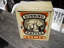 Blechdose Kaffeeschrank Ronning Kaffee Bremen um 1940 Top Rarität !!