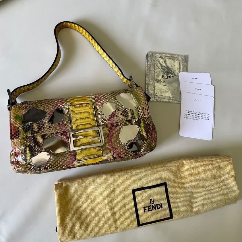 FENDI EXOTIC BAGUETTE BAG AUTHENTIC RARE VINTAGE | eBay