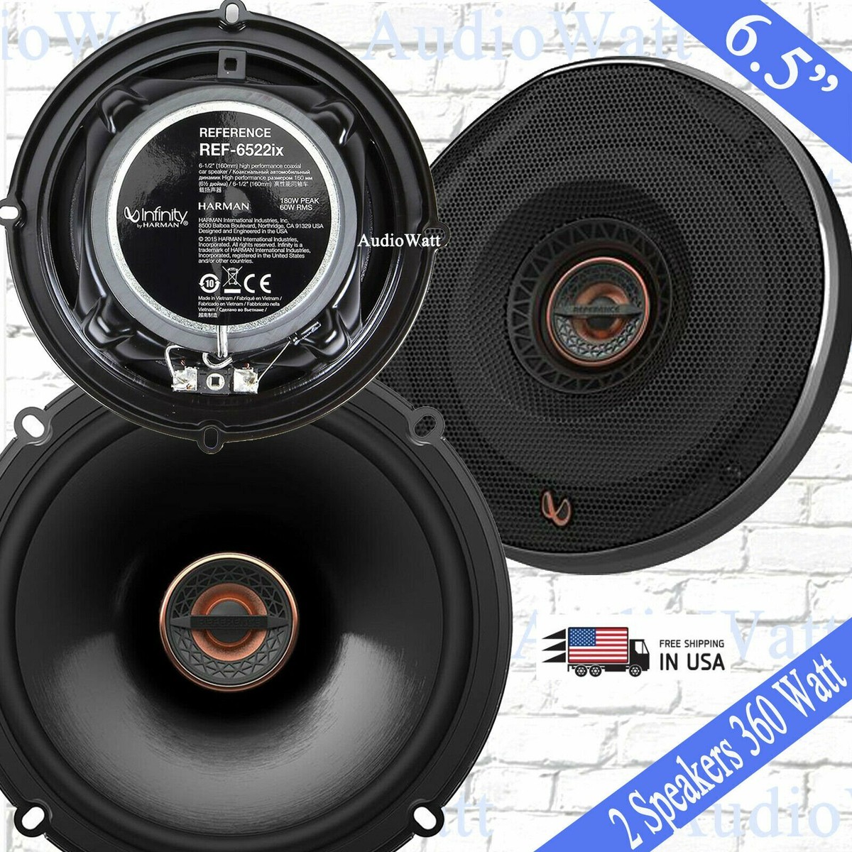 4 NEW INFINITY REF-6522IX 6.5 4 NEW INFINITY REF-6522IX 6.5