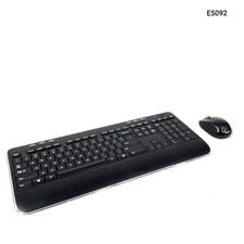 Logitech K520 Wireless Keyboard and Mouse M325 W/ USB Dongle Combo E5092