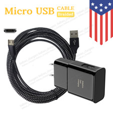 10FT Micro USB Fast Charger Cable Charging Cord Adapter For Samsung S3 S4 S5 S6