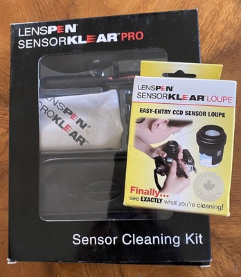 LOT of 2 Lenspen Sensor Klear AR Pro Cleaning Kit & Loupe F/Digital SLR Camera