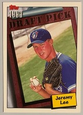 JEREMY LEE, 1994 TOPPS # 1 DRAFT PICK ROOKIE CARD, TORONTO BLUE JAYS