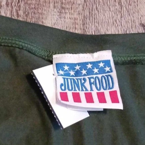 Camiseta de fútbol comida chatarra Portland Timbers FC MLS para mujer XL manga larga verde nueva Foto 3 de 4