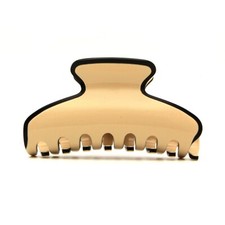 French Sleek and Dual Tone Design Hair Claw 4 inch Light Weight Hair Clip M96C