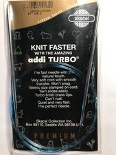 addi Turbo  Circular Knitting Needles Skacel USA US 3 3.25mm , 47 inch 120cm