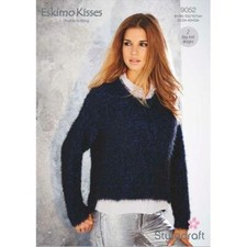 Stylecraft Knitting Pattern -Eskimo Kisses DK Yarn - LADIES SWEATERS 9052