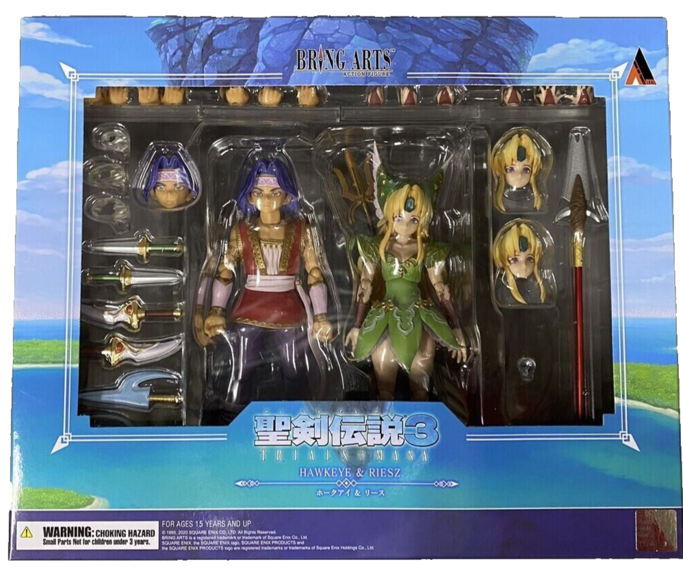 Square Enix Trials of Mana Hawkeye & Riesz Bring Arts Action