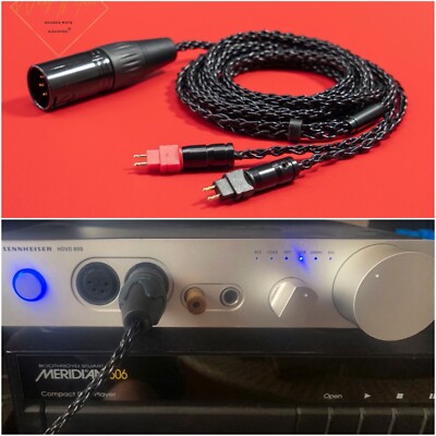 Hifi Occ Audio Cable For Sennheiser HD600 HD650 HD525 HD 545 565 580 Headphone