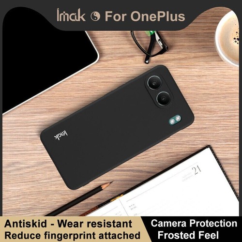 IMAK For OnePlus Nord 4, Classic Black Soft Rubber Slim Silicon TPU Case Cover - Picture 4 of 7