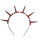 Goddess Halo Gothic Crown Sunburst Spiked Crystal Headband, Party, Costume, Gift