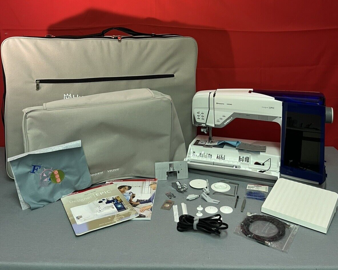 Husqvarna Viking Designer EPIC 1 Sewing & Embroidery Machine SERVICED