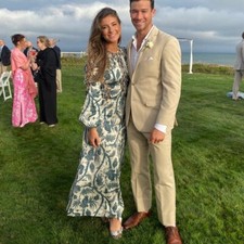 Zimmermann Adorn Tie Up Dress Parsley $1995 Size 1 Au 10 Midi Glam Party Blue